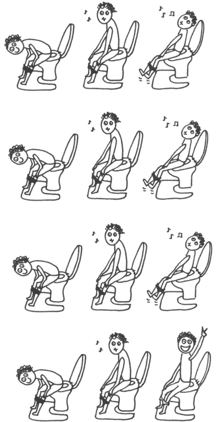 Home remedy for constipation - "squatting swing"